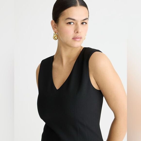 NWT J. Crew Interview dress in four-season stretch in white - Picture 4 of 11